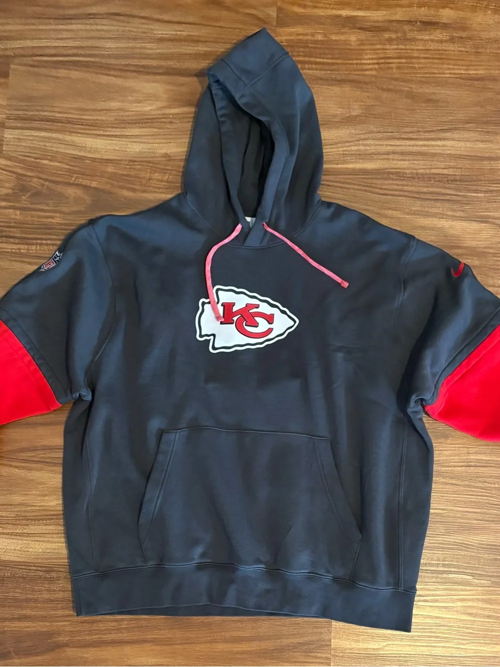 Nike Black & Red Kansas City Chiefs Hoodie